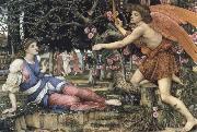 John Roddam Spencer Stanhope Love and the Maiden oil painting